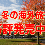 ☆【海外】　秋～冬の海外旅行　いよいよ発売開始！！ 　お申し込みはお早めに